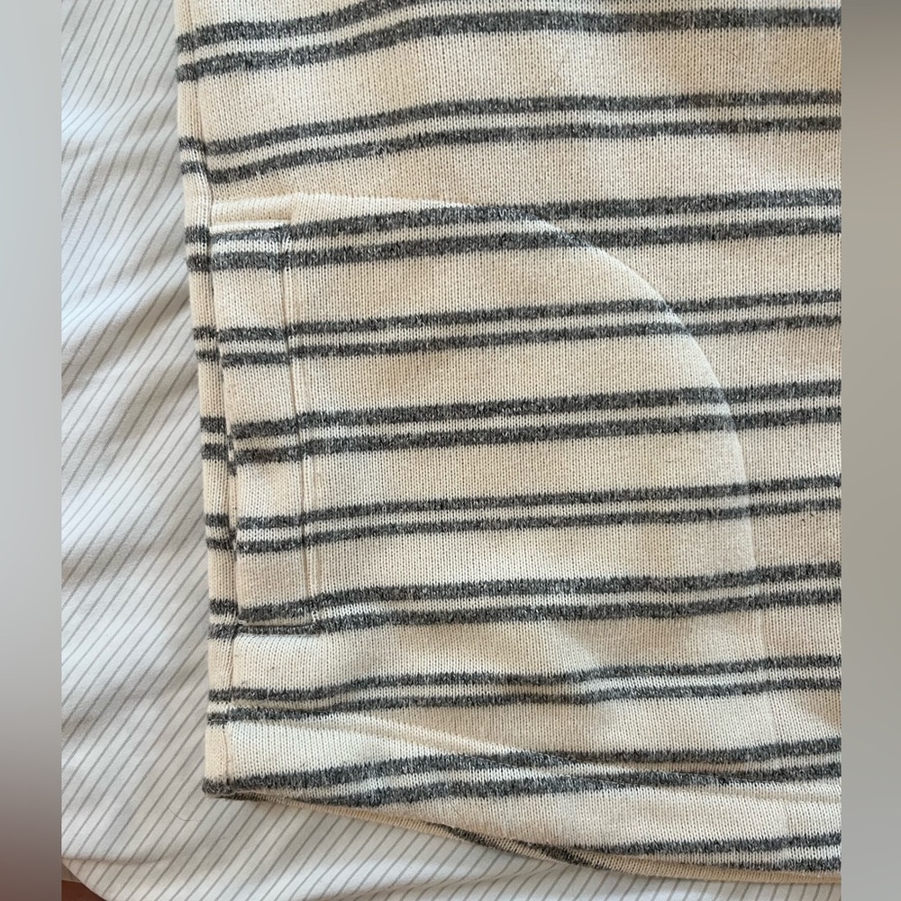 L.L. Bean Striped Cowl Neck Knit - Picture 3 of 9